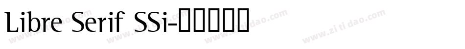 Libre Serif SSi字体转换